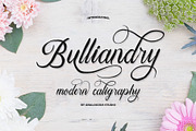 Bulliandry | Modern Calligraphy, a Script Font by Analogous (Thumbnail 1 of 14)