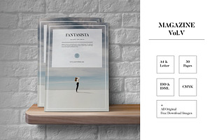 Magazine Template Indesign Vol. V