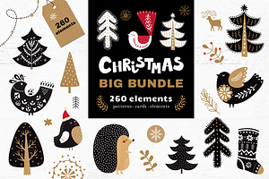 Big Christmas Bundle, an Animal Illustration by MoleskoStudio