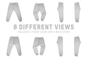 Shaka Wear 14oz Heavy Sweatpants, a Bottom Mockup by Pixel Sauce™ (Thumbnail 6 of 6)