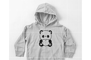 Cute Panda with Heart SVG | Kawaii V, an Illustration by TheHitShop (Thumbnail 10 of 10)