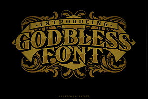 GODBLESS FONT