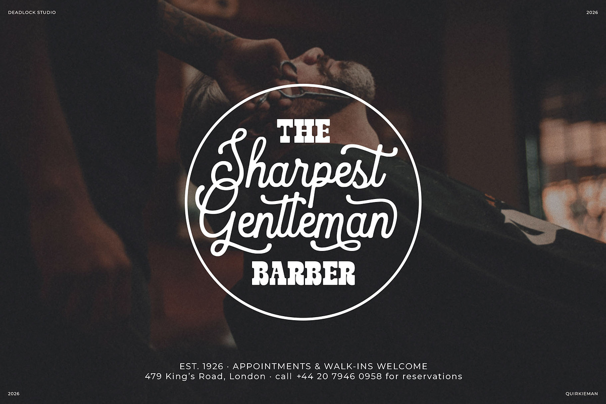 Quirkieman, a Handwritten Font by deadlock studio (Photo 2 of 10)
