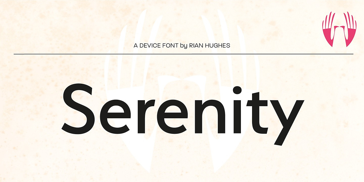 Serenity, a Sans Serif Font by Device (Photo 6 of 9)