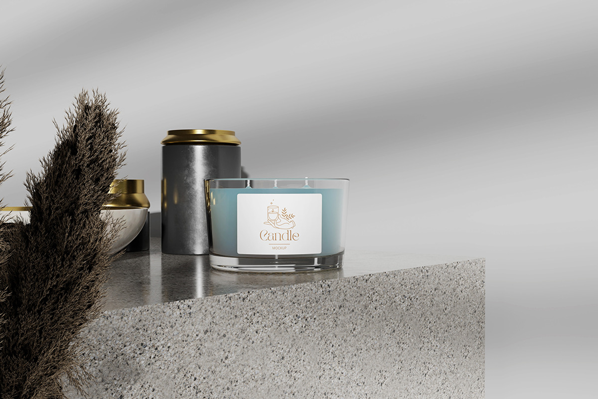 Candle Mockup, a Product Mockup by MrLetters (Photo 2 of 5)