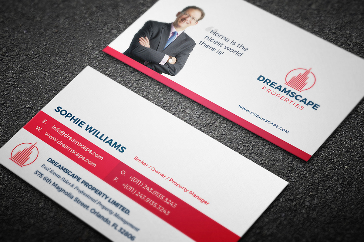 10 Real Estate Business Card Bundle, a Business Card Template by GraphicsEgg (Photo 6 of 14)