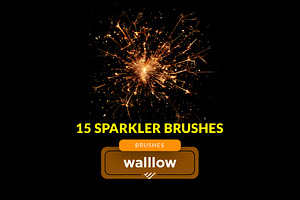 Sparkler Photoshop Brush Set