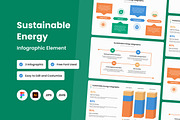 Sustainable Energy Infographic, an Illustration by twinstd (Thumbnail 1 of 4)