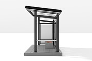 Bus Shelter 3D Model, an Architecture 3D Model by mrfauzi (Thumbnail 5 of 12)