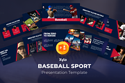 Xylo- Baseball Sports PowerPoint, a Presentation Template by Premast (Thumbnail 1 of 4)