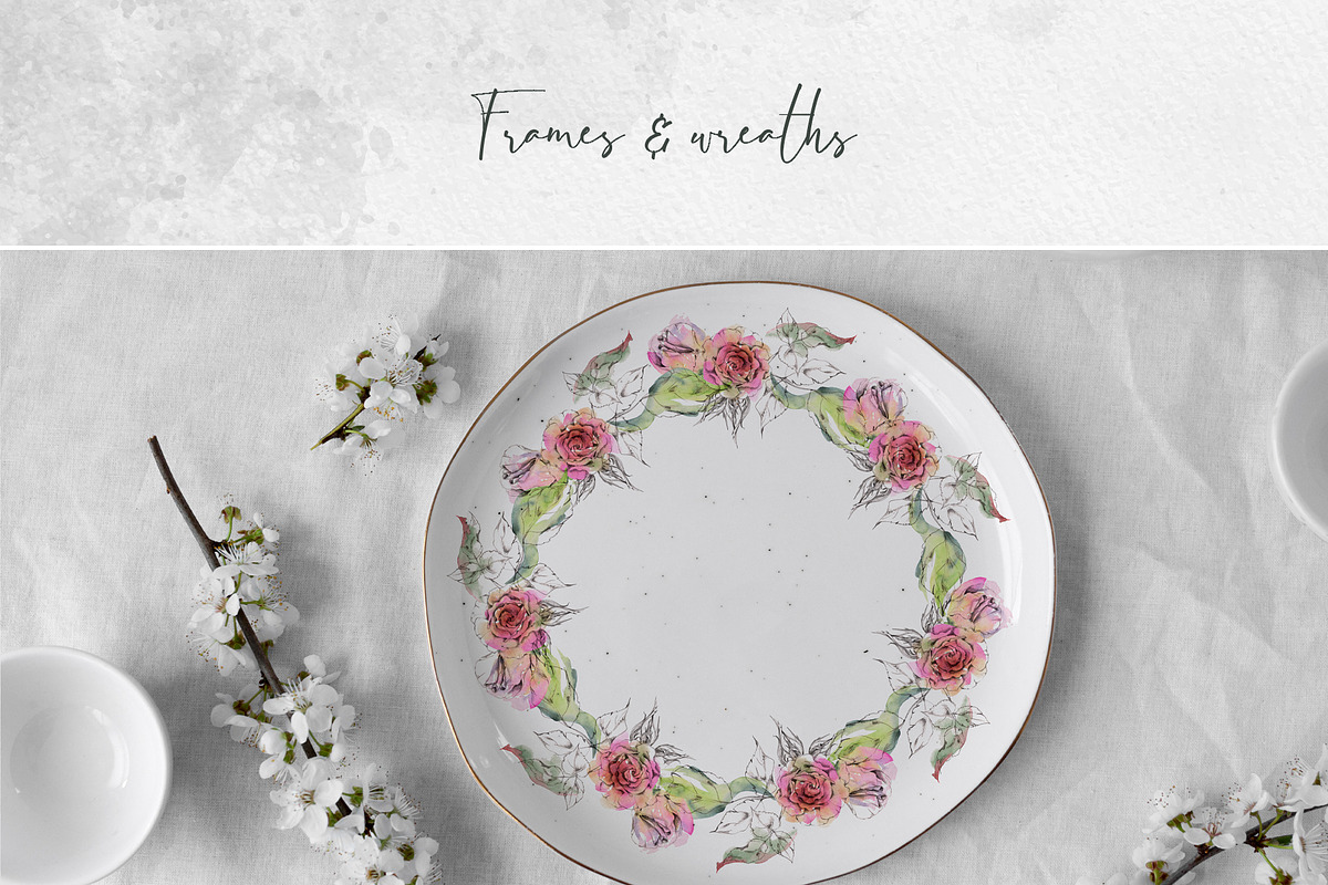 Heritage tea roses, a Decorative Illustration by MsFlaffy (Photo 8 of 14)