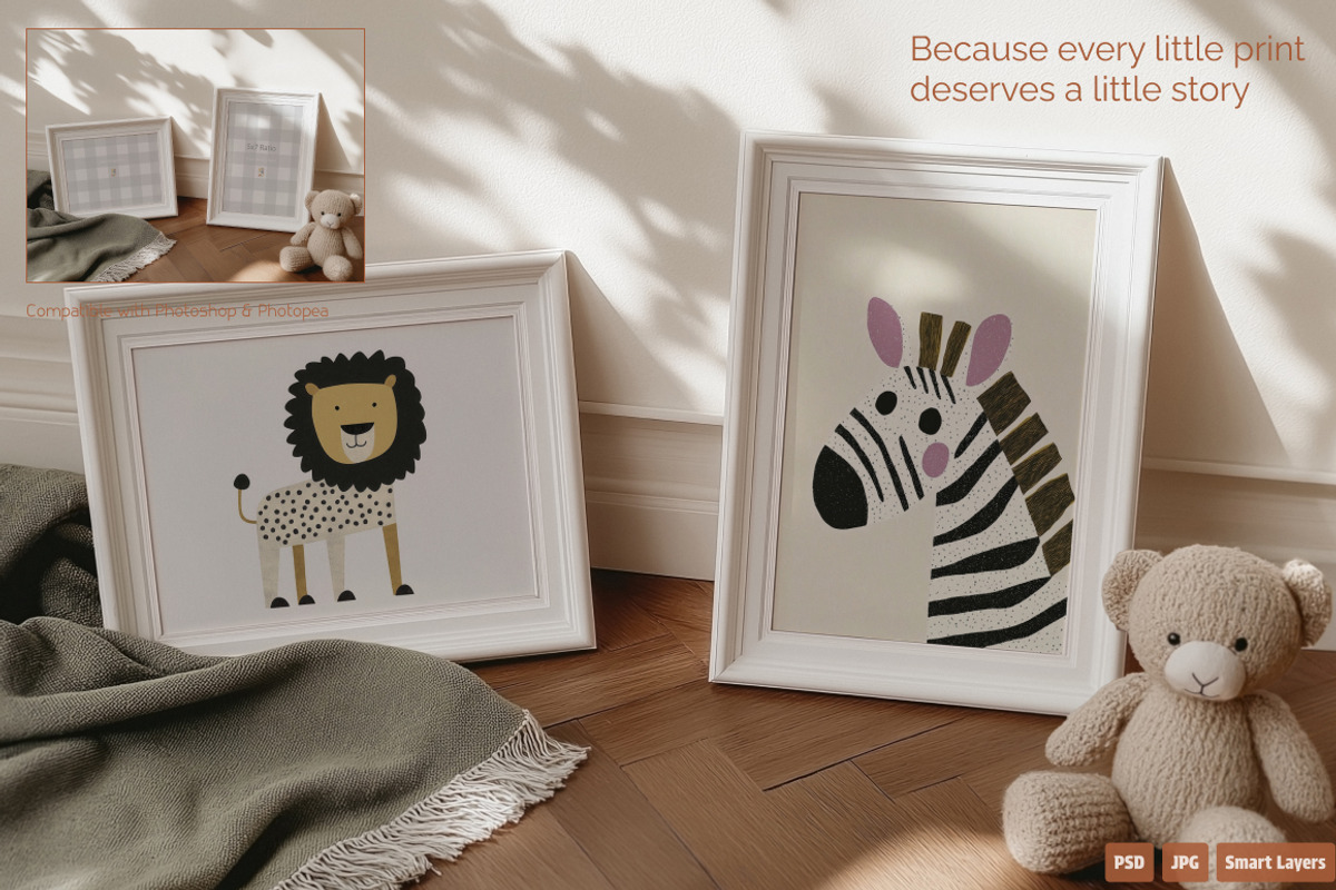 Little Atelier – Kids Frame Mockups, an Apparel Mockup by NikiArts (Photo 4 of 12)