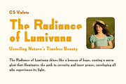 CS Violeta 3D, a Sans Serif Font by Craft Supply Co. (Thumbnail 3 of 8)