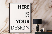 Mockup posters on a marble wall, a Print Template by FilL239 (Thumbnail 3 of 13)