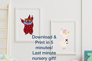 Cute Animal Clipart Collection, an Animal Illustration by Oleksandra Illustrates (Thumbnail 7 of 13)