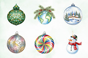 Christmas Ornament PNG Clipart, an Illustration by Creative Art (Thumbnail 6 of 9)