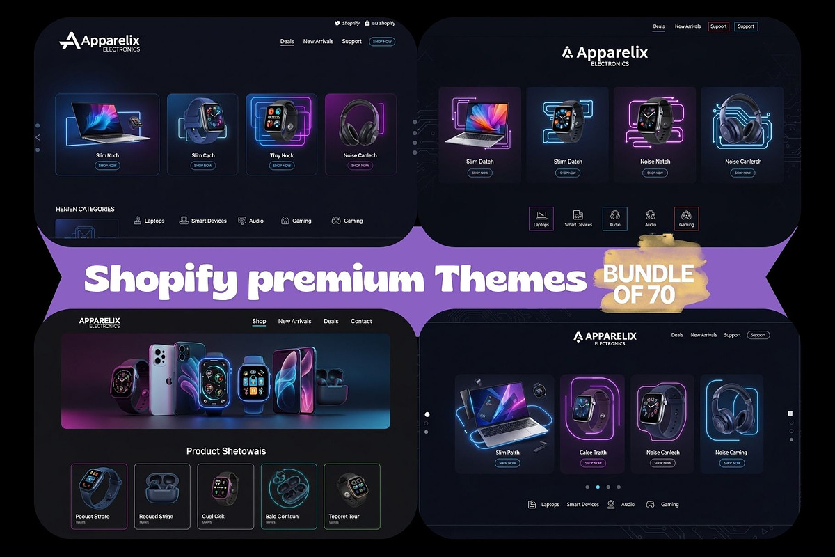 Shopify Premium 70 Themes Bundle, a Shopify Template by Aban's World (Photo 5 of 59)