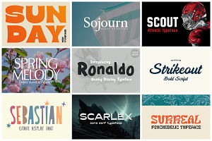 The Creator Font Bundle - 336 Fonts!