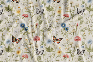 Vintage Botanicals Floral Patterns