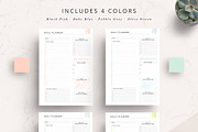 Canva Daily Planner Printable PDF, a Stationery Template by Studio Sirona (Thumbnail 3 of 4)