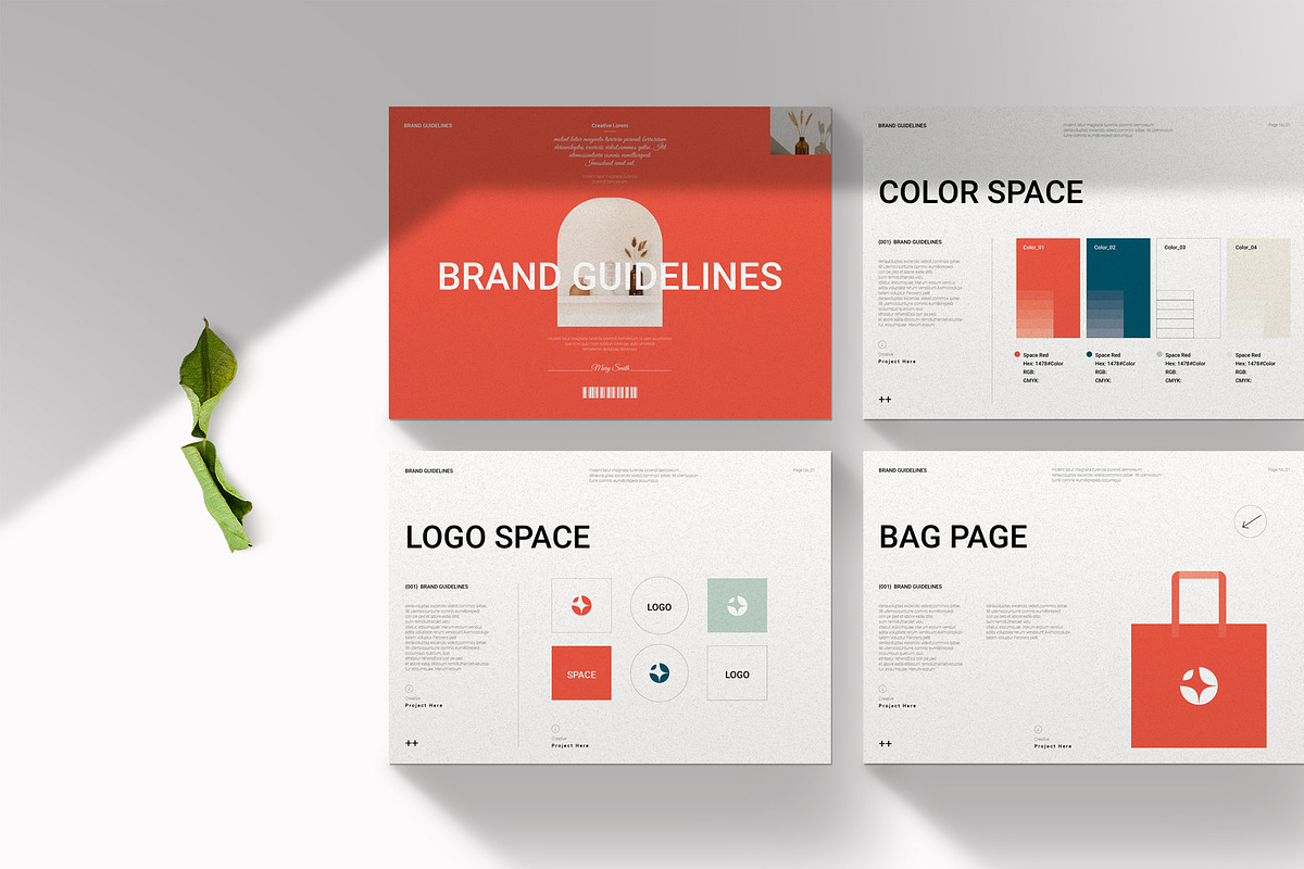 Brand Guidelines Layout preview 5