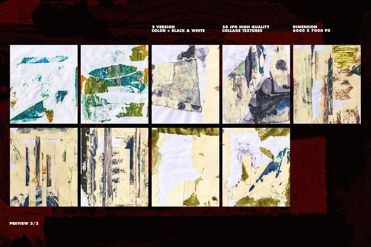 Pogade: 58 High Res Collage Textures, a Texture Graphic by nicholasasmita (Photo 5 of 10)