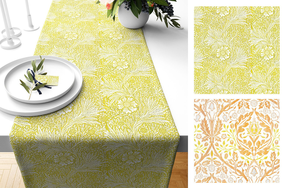 William Morris Seamless Patterns 5, a Pattern Graphic by ARTOZEN DIGITAL (Photo 5 of 19)
