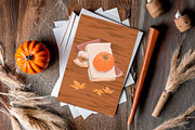 Cozy Fall Planner Stickers & Pattern, a Design Template by DigitalDesignAI (Thumbnail 9 of 15)