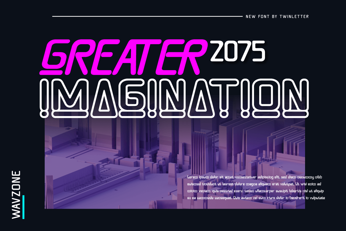 Linkero - Futuristic Font, a Sans Serif Font by twinstd (Photo 3 of 10)