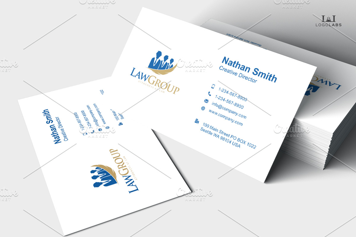 Law Group Logo, a Branding & Logo Template by LogoLabs (Photo 2 of 3)