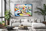 Abstractions in Wassily Kandinsky, a Decorative Illustration by KENO Mascots (Thumbnail 4 of 5)