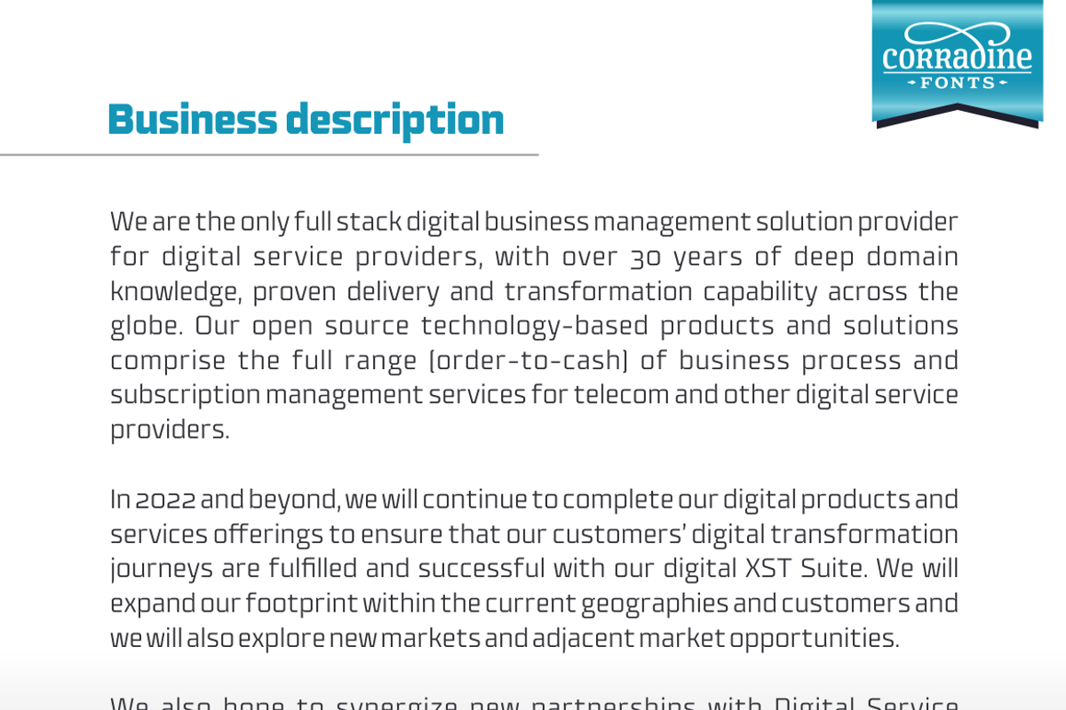 Plasma - NORMAL WIDE, a Sans Serif Font by Corradine Fonts (Photo 3 of 6)