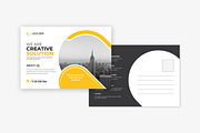 Postcard template design, a Card Template by Tanmoy Topu (Thumbnail 6 of 6)