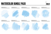 Watercolor Brush Bundle, a Brush Add-On by Quiver Supply Co. (Thumbnail 6 of 9)