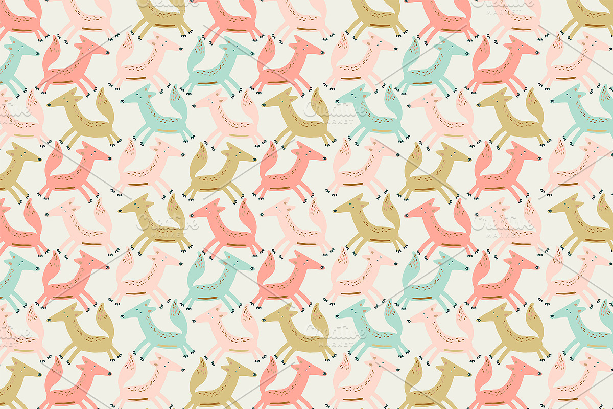 Cute and kind foxes, a Texture Graphic by Tanna.ART (Photo 3 of 13)