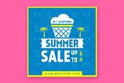 Summer Social Media Banner, a Social Media Template by Rafoz (Thumbnail 1 of 3)