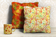 Watercolor Autumn leaves patterns, a Pattern Graphic by DollyPotterson (Thumbnail 6 of 6)