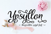 Ypsyllon, a Script Font by Digital Typeface Studio (Thumbnail 1 of 8)