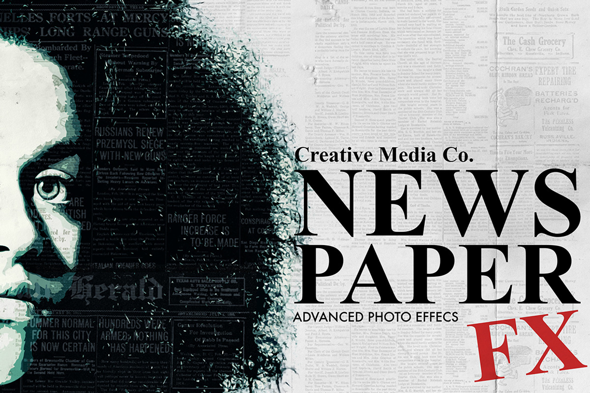 Old Newspaper - Advanced Photo FX preview 6