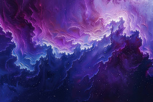 Abstract cosmic marble with swirls o, a Photo by LOGOCREATIVE