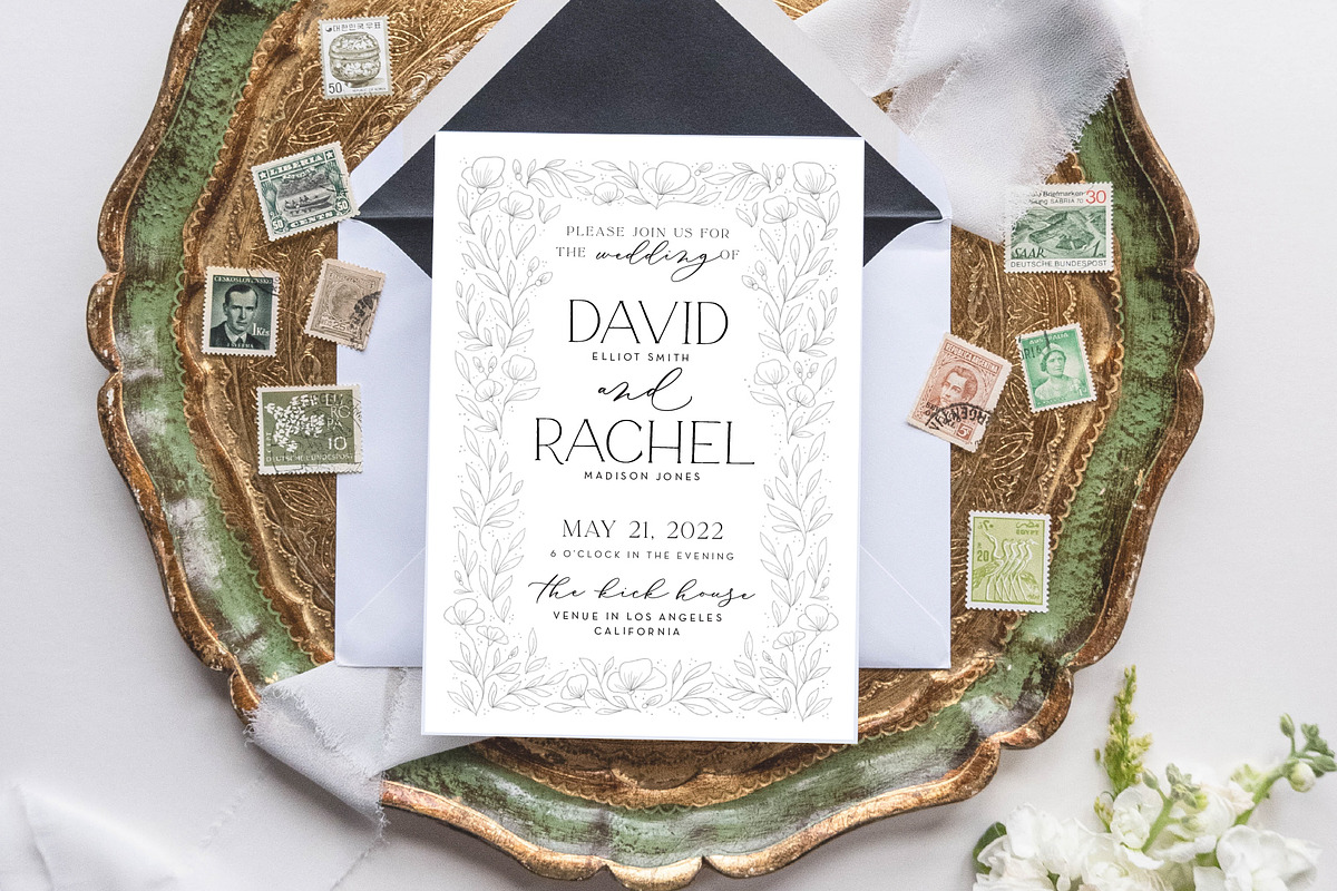 Rosemarie Dainty Serif, a Serif Font by Rachel Kick (Photo 6 of 12)