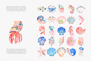 Preppy coastal clipart set, a Decorative Illustration by Patishop Art (Thumbnail 6 of 15)