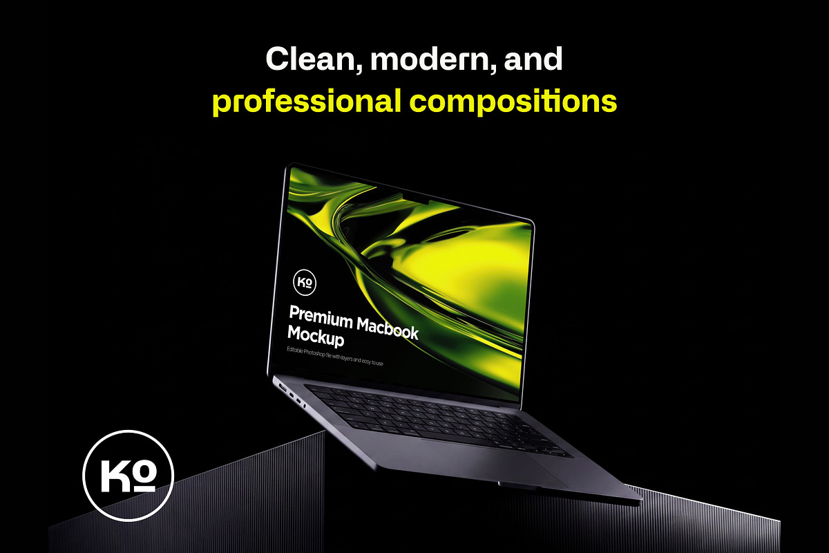 Premium MacBook Mockup Bundle, a Mac Mockup by anamwp (Photo 2 of 6)