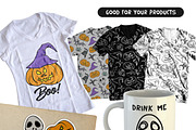 Happy Halloween. Mini Set, a Decorative Illustration by Warm Hearted Studio (Thumbnail 5 of 5)