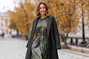 Fall Dress City Street Mockup PSD, a Shirt Mockup by 1001 mockups (Thumbnail 5 of 9)