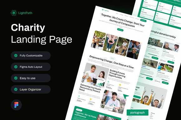 Light Path - Charity Landing Page preview 7