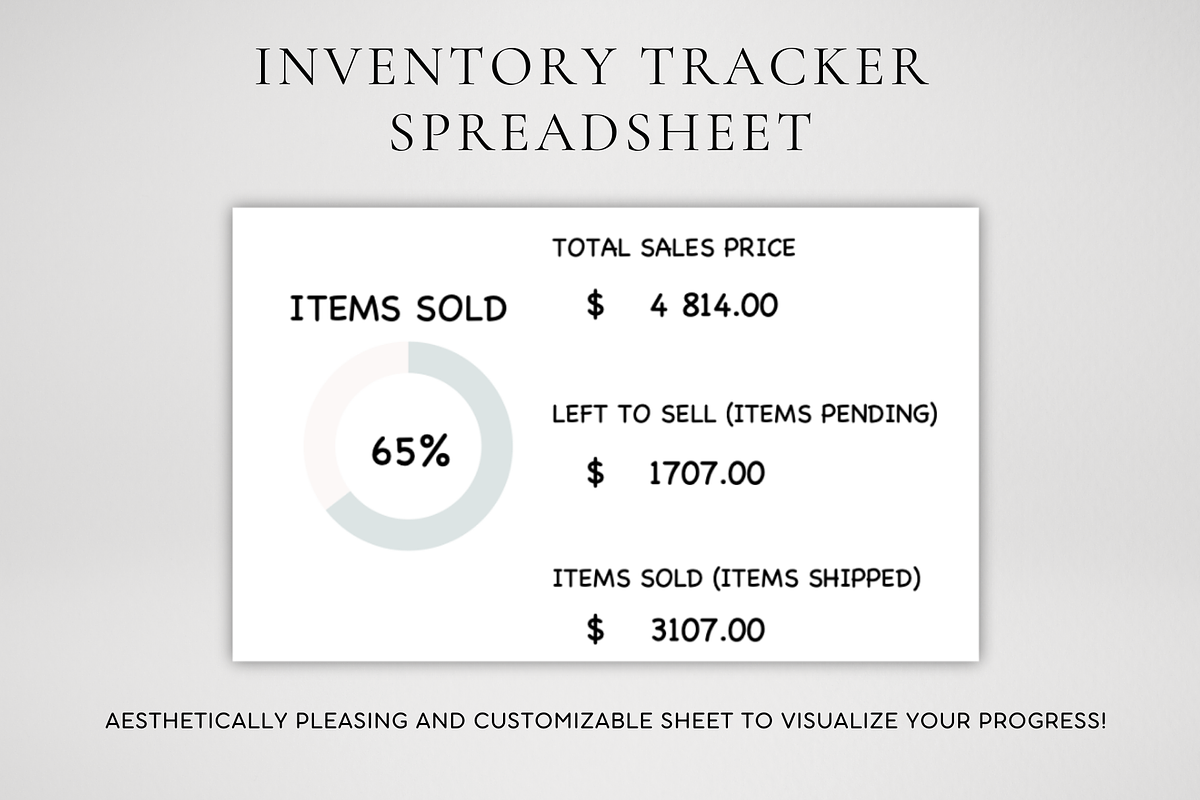 Business Inventory Tracker Template, a Templates & Theme by BRANDcontent (Photo 5 of 8)