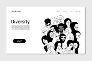 Social diversity/objects collection, an Illustration by Alona Savchuk (Thumbnail 6 of 13)