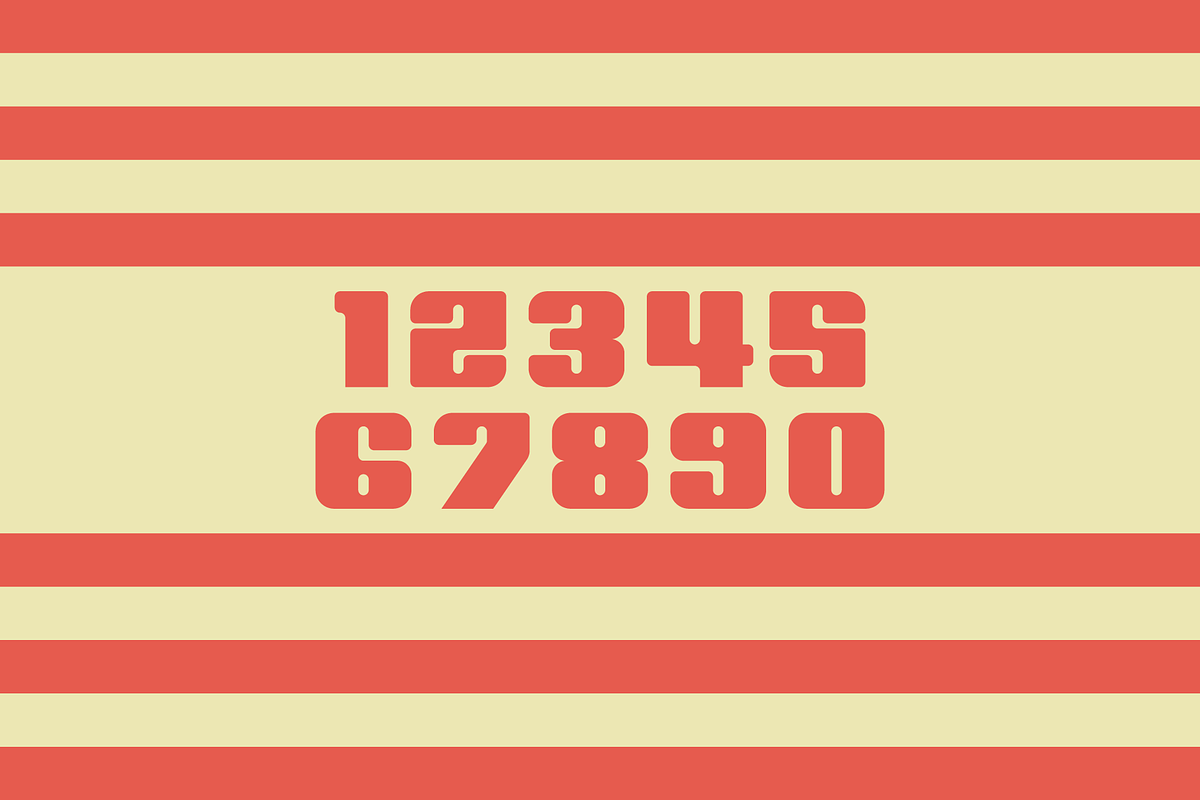 Ham Numeral Set preview 2