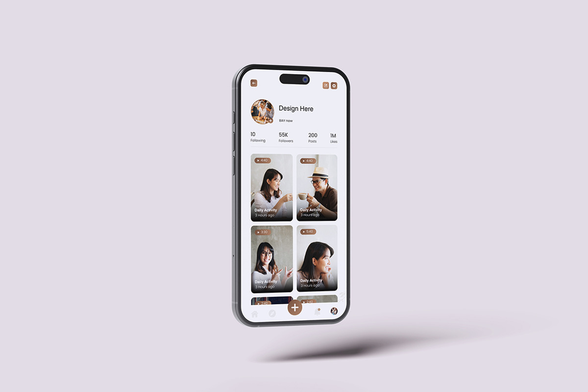 iPhone 16 Interior mockups, an iPhone Mockup by Creative_A23 (Photo 2 of 4)